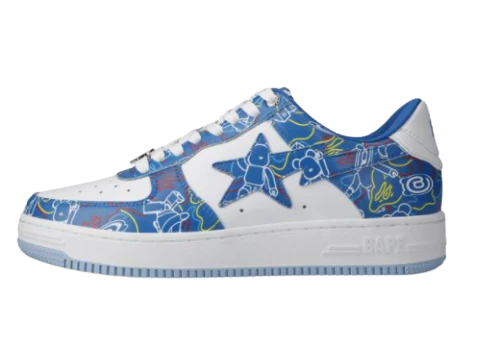 Medicom Toy x Bapesta Low M2 'Be@r Camo - Blue'