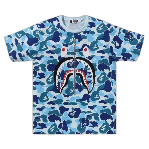 BAPE ABC Camo Shark Tee 'Blue'
