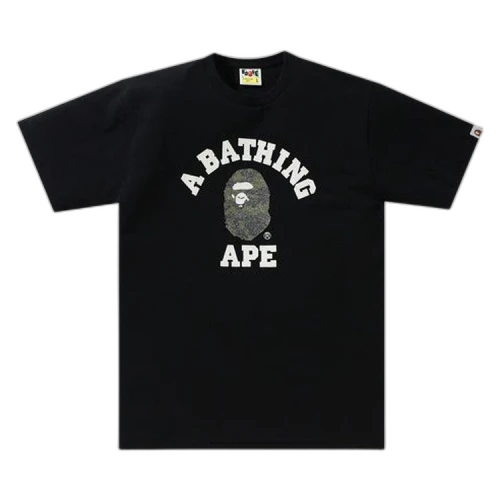 BAPE Glass Beads 1st Camo College Tee 'Black/Green'