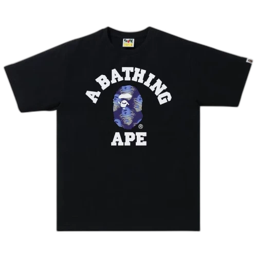 BAPE Storm College Tee 'Black/Purple'