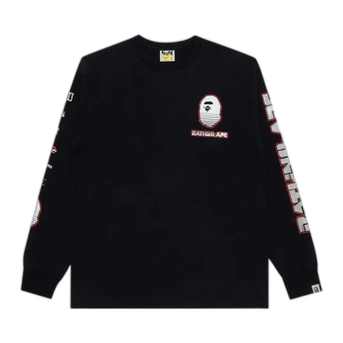 BAPE Graphic #1 Long-Sleeve Tee 'Black'
