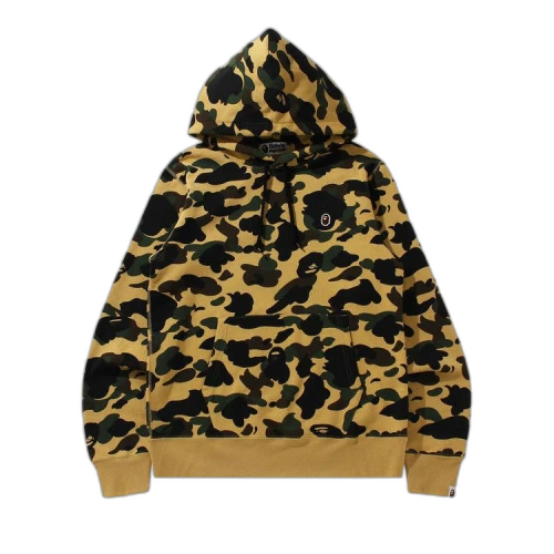 BAPE One Point Pullover Hoodie 'Yellow'