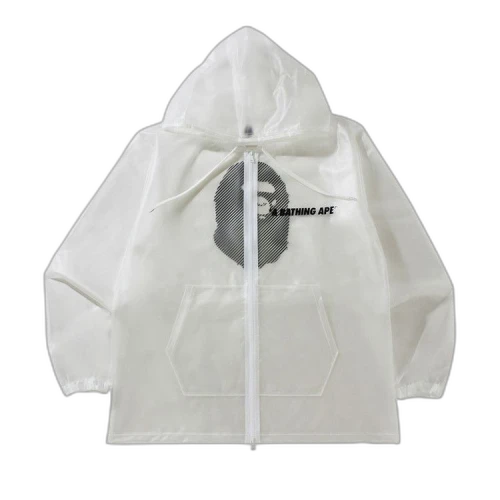 BAPE Transparent Hoodie Jacket 'Clear'