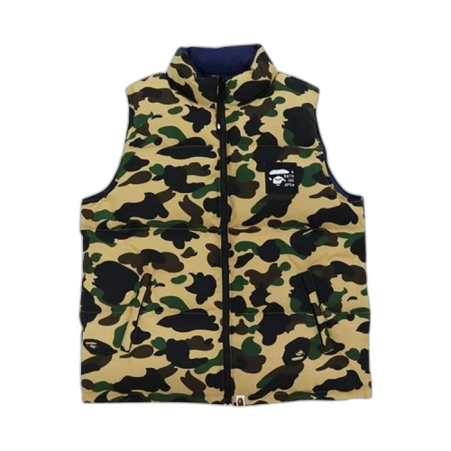 BAPE 1st Camo Reversible Down Vest 'Yellow'