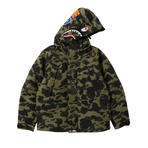 BAPE 1st Camo Down Jacket 'Green'
