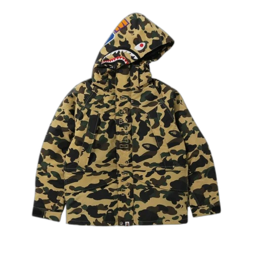 BAPE 1st Camo Snowboard Down Jacket 'Yellow'