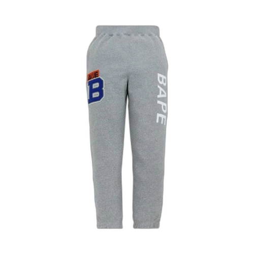 BAPE Patch Sweat Pants 'Grey'