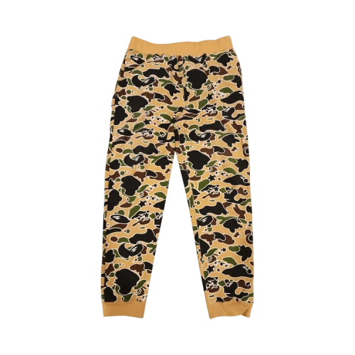 BAPE Sta Camo Sweat Pants 'Yellow'