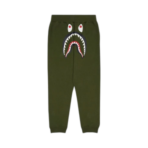 BAPE Shark Sweat Pants 'Olive Drab'