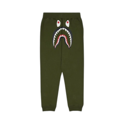 BAPE Shark Sweat Pants 'Olive'