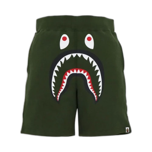 BAPE Shark Sweat Shorts 'Olivedrab'