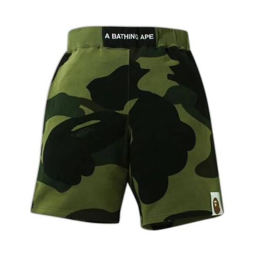 BAPE Giant 1st Camo Wide Fit Sweat Shorts 'Green'
