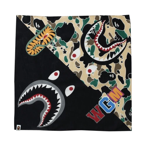 BAPE Sta Camo Shark Bandana 'Yellow'
