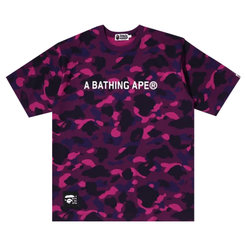 BAPE Color Camo Shark Tee 'Purple'