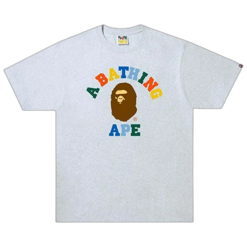 BAPE Ape Head One Point Tee 'Grey'