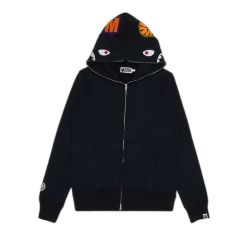 BAPE Shark Full Zip Hoodie 'Black'