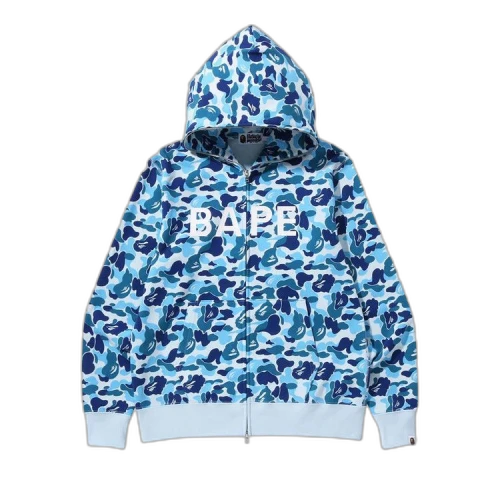 BAPE ABC Camo Full Zip Hoodie 'Blue'