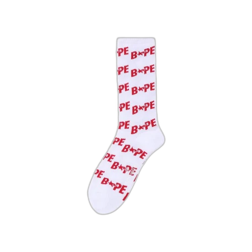 BAPE Sta Socks 'Red'