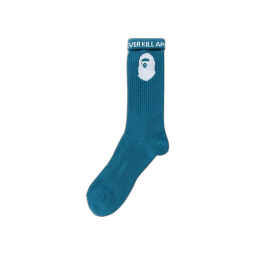 BAPE Ape Head Socks 'Blue'