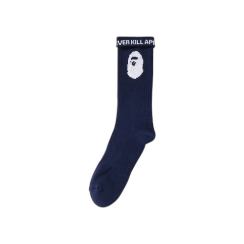 BAPE Ape Head Socks 'Navy'
