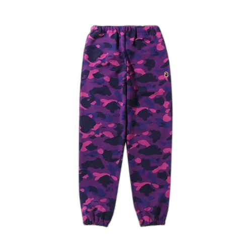 BAPE Color Camo Oversized Sweat Pants 'Purple'