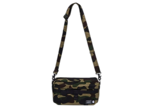 BAPE x Porter 1st Camo Shoulder II Bag Green