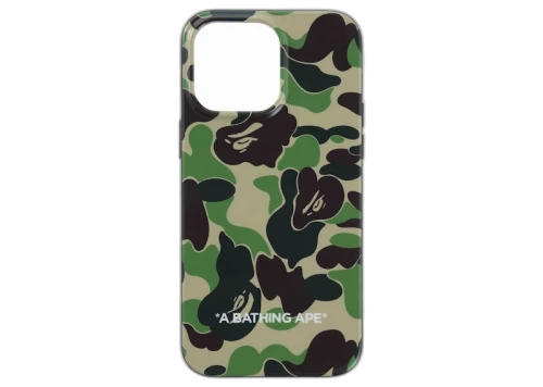 BAPE ABC Camo iPhone 14 Pro Max Case Green