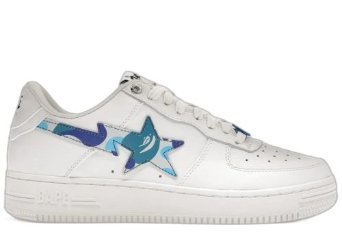 A Bathing Ape Bape Sta Low ABC Camo White Blue (2022)