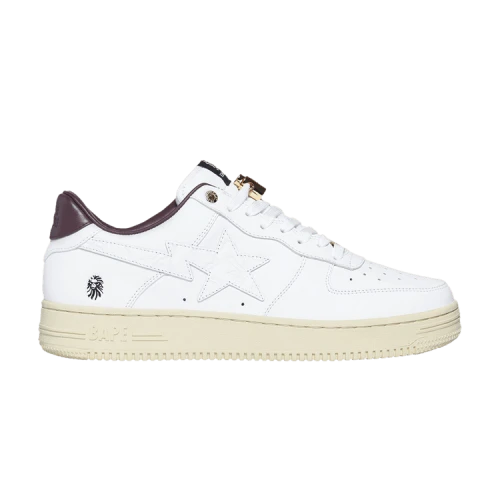 BAPE BLACK x Bapesta 'White Maroon Green'