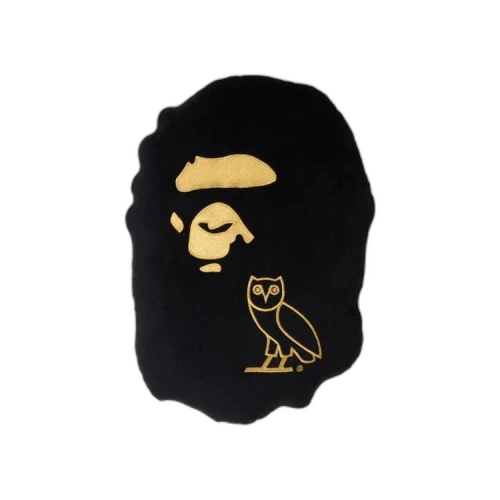 BAPE x OVO Ape Head Cushion 'Black'
