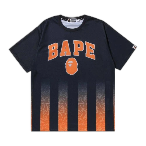 BAPE Team Jersey Tee 'Black/Orange'