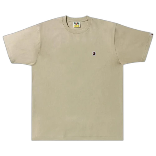 BAPE Ape Head One Point Tee 'Beige'