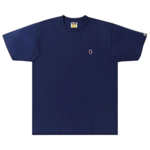 BAPE Ape Head One Point Tee 'Navy'