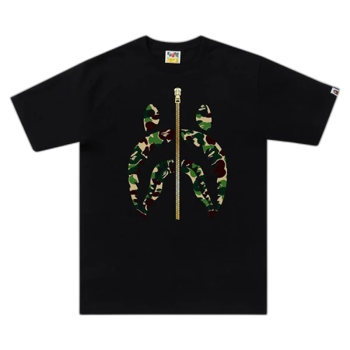 BAPE ABC Camo Shark Tee 'Black/Green'