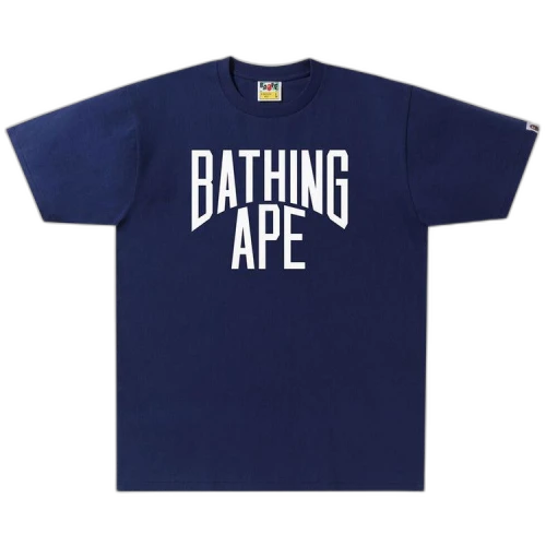 BAPE Bicolor NYC Logo Tee 'Navy'