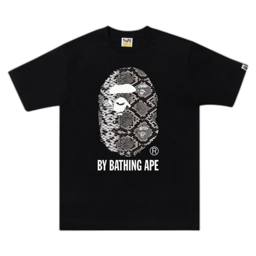 BAPE Snake By Bathing Ape Tee 'Black/Grey'