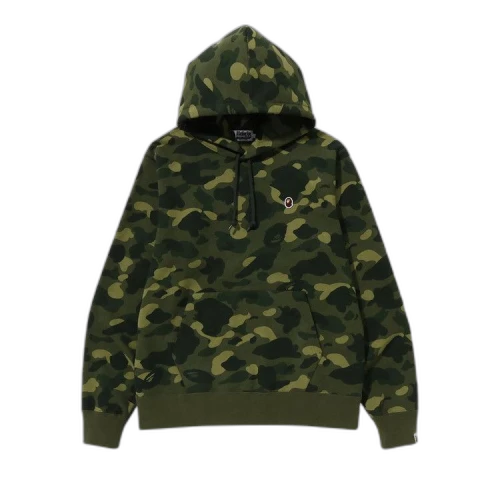 BAPE Color Camo One Point Ape Head Pullover Hoodie 'Green'