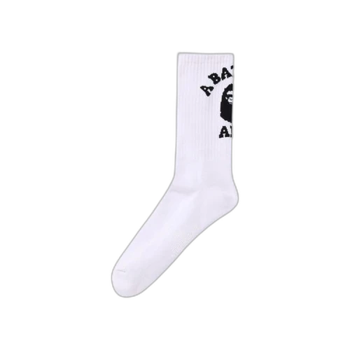 BAPE College Socks 'White'