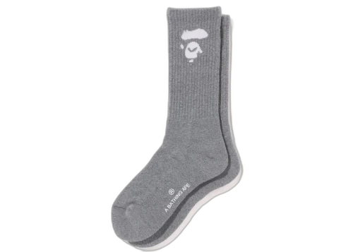 BAPE Women's A Bathing Ape Terry Socks Grey