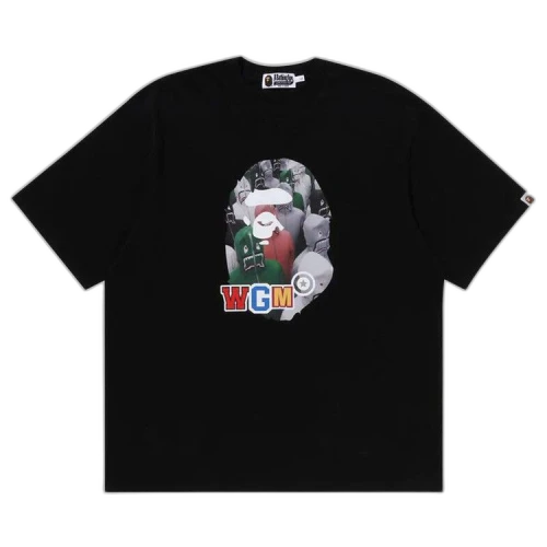 BAPE Shark Seijin Photo Print Relaxed Fit Tee 'Black'