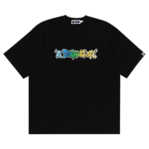BAPE Graffiti A Bathing Ape Relaxed Fit Tee 'Black'