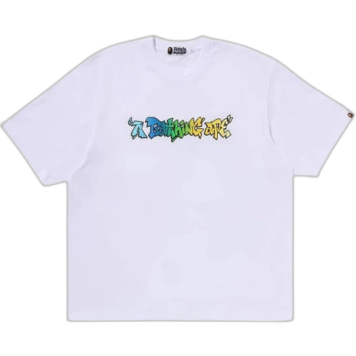 BAPE Graffiti A Bathing Ape Relaxed Fit Tee 'White'