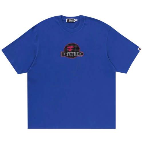 BAPE Ape Head Relaxed Fit Tee 'Blue'