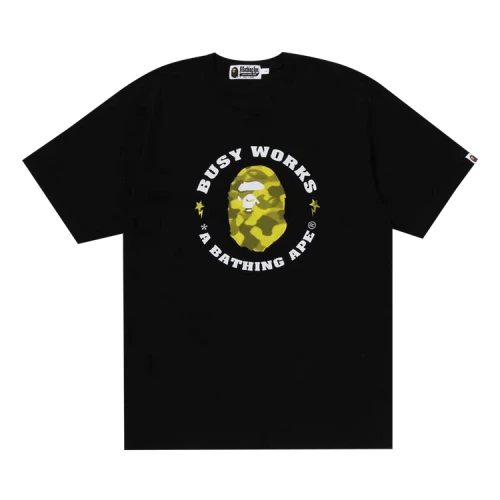 BAPE Radiation Camo Busy Works Tee 'Black'