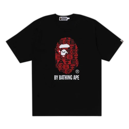 BAPE Lux Sport Pattern By Bathing Ape Tee 'Black'