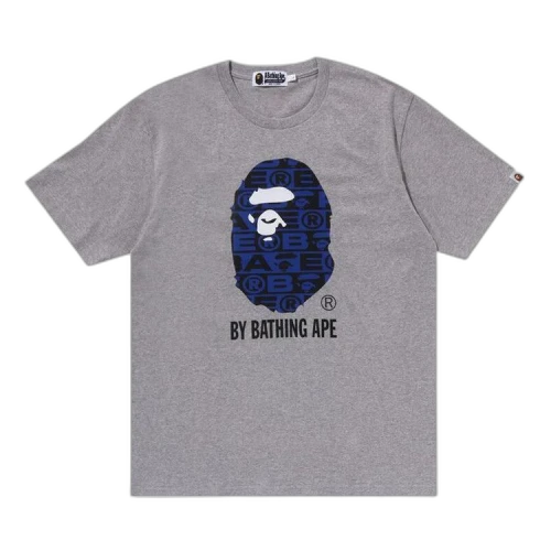 BAPE Lux Sport Pattern By Bathing Ape Tee 'Grey'