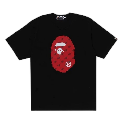 BAPE Cloud Head Monogram Big Ape Head Tee 'Black'