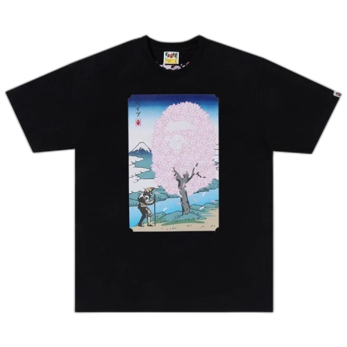 BAPE Sakura Tee 'Black'