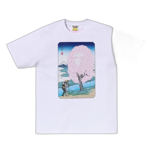 BAPE Sakura Tee 'White'