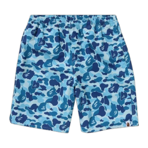 BAPE ABC Camo Beach Shorts 'Blue'